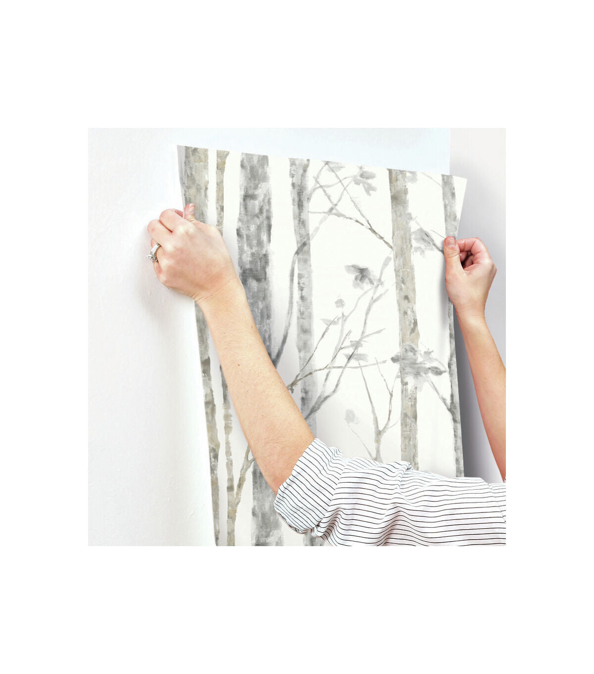 RoomMates Wallpaper Birch Trees
