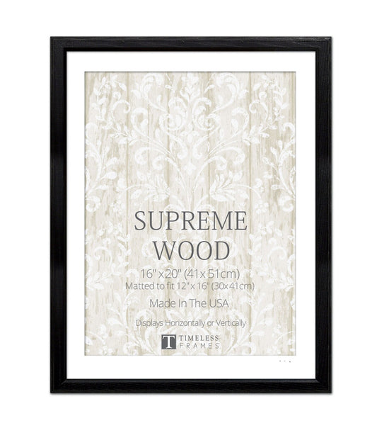 Timeless Frames 16x20 Supreme Woods Matted to 12x16