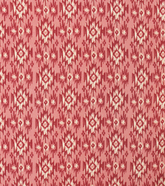 Red Aztec Allover Super Snuggle Flannel Fabric