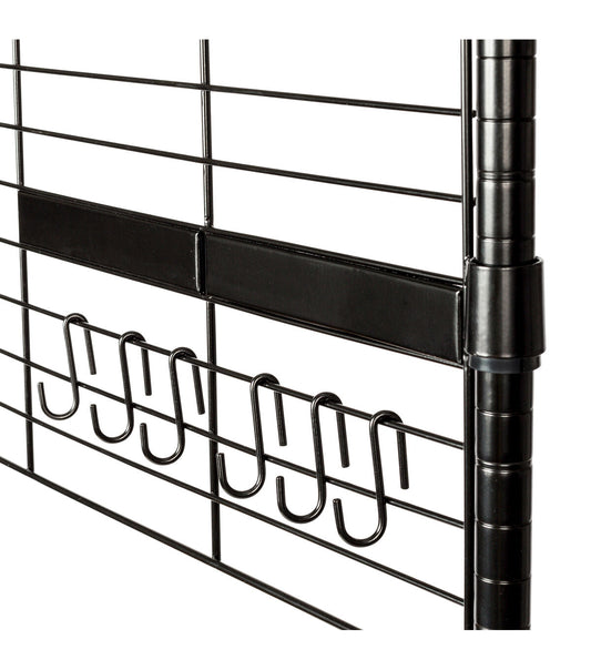 Honey Can Do 65 Black Baker's Rack With Cutting Board & Hanging Grid